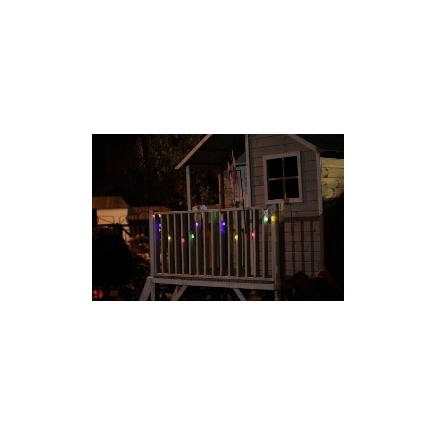 LED RGB Solarno svetlo 20xLED/1,2V 300 mAh IP44