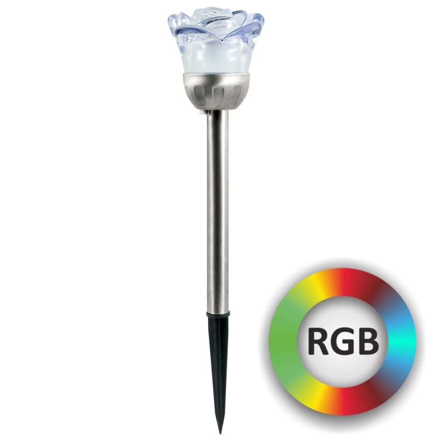 LED RGB Solarno svetlo ROSE LED/1,2V 100 mAh IP44