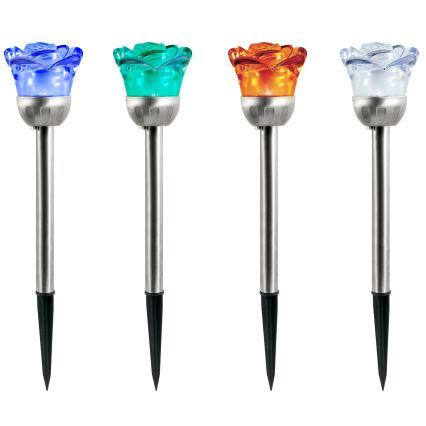 LED RGB Solarno svetlo ROSE LED/1,2V 100 mAh IP44