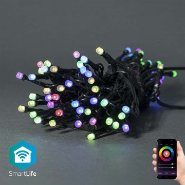LED RGB spoljni božićni niz 42xLED/8 funkcija 8m IP65 Wi-Fi Tuya