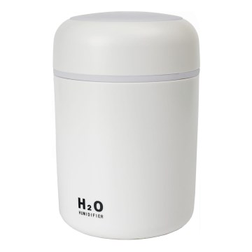 LED RGB Ultrazvučni aroma difuzer i ovlaživač vazduha LED/2W 300ml bela
