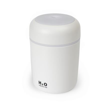 LED RGB Ultrazvučni aroma difuzer i ovlaživač vazduha LED/2W 300ml bela