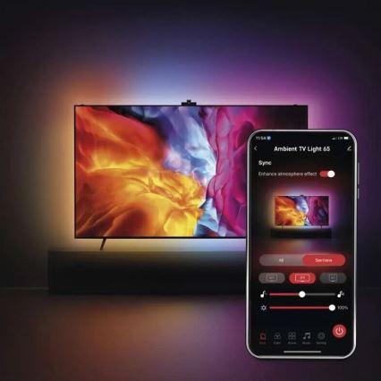 LED RGBIC traka za TV GoSmart LED/24W/230V 65“