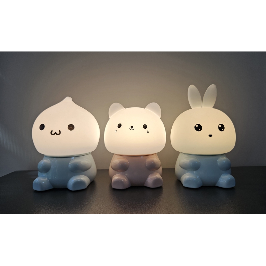 LED RGBW dečija dodirna lampa LED/1W/5V USB 1200 mAh duh