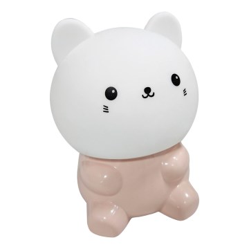 LED RGBW Dečija lampa na dodir LED/1W/5V USB 1200 mAh mačka