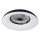LED RGBW plafonsko svetlo sa ventilatorom, prigušiva, PLAVE PAN LED/48W/230V 3000-6500K prečnika 60 cm crne boje + daljinski upravljač