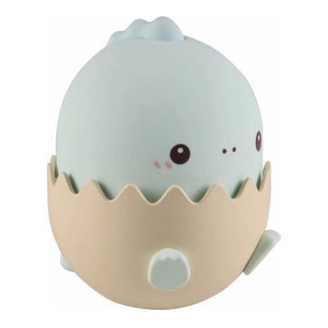 LED RGBW prigušiva dečija dodirna lampa BABY DINO LED/0,75W/5V USB 1200 mAh plava