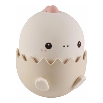 LED RGBW prigušiva dečija dodirna lampa BABY DINO LED/0,75W/5V USB 1200 mAh ružičasta