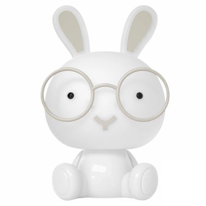 LED RGBW prigušiva dečija noćna lampica LED/2,5W/230V zec bela