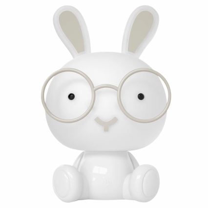 LED RGBW prigušiva dečija noćna lampica LED/2,5W/230V zec bela