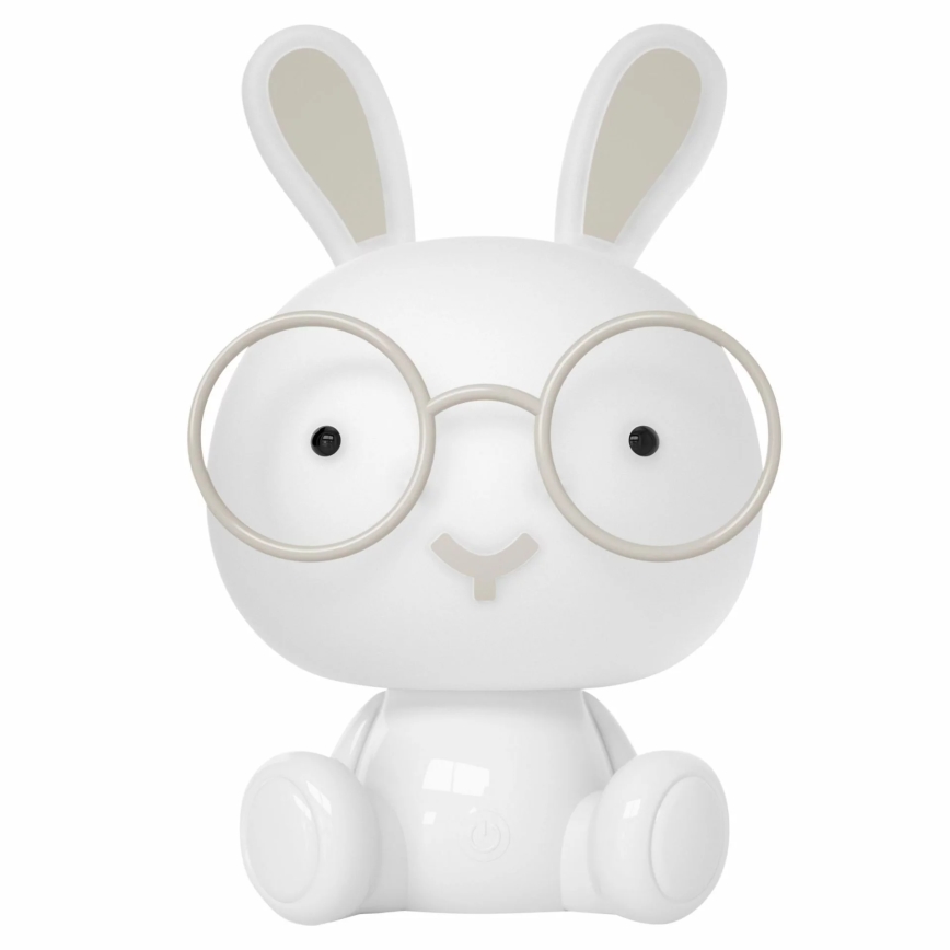 LED RGBW prigušiva dečija noćna lampica LED/2,5W/230V zec bela