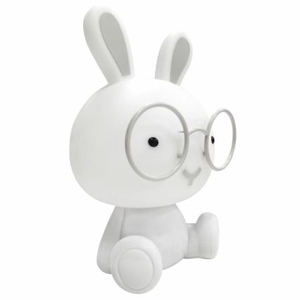 LED RGBW prigušiva dečija noćna lampica LED/2,5W/230V zec bela