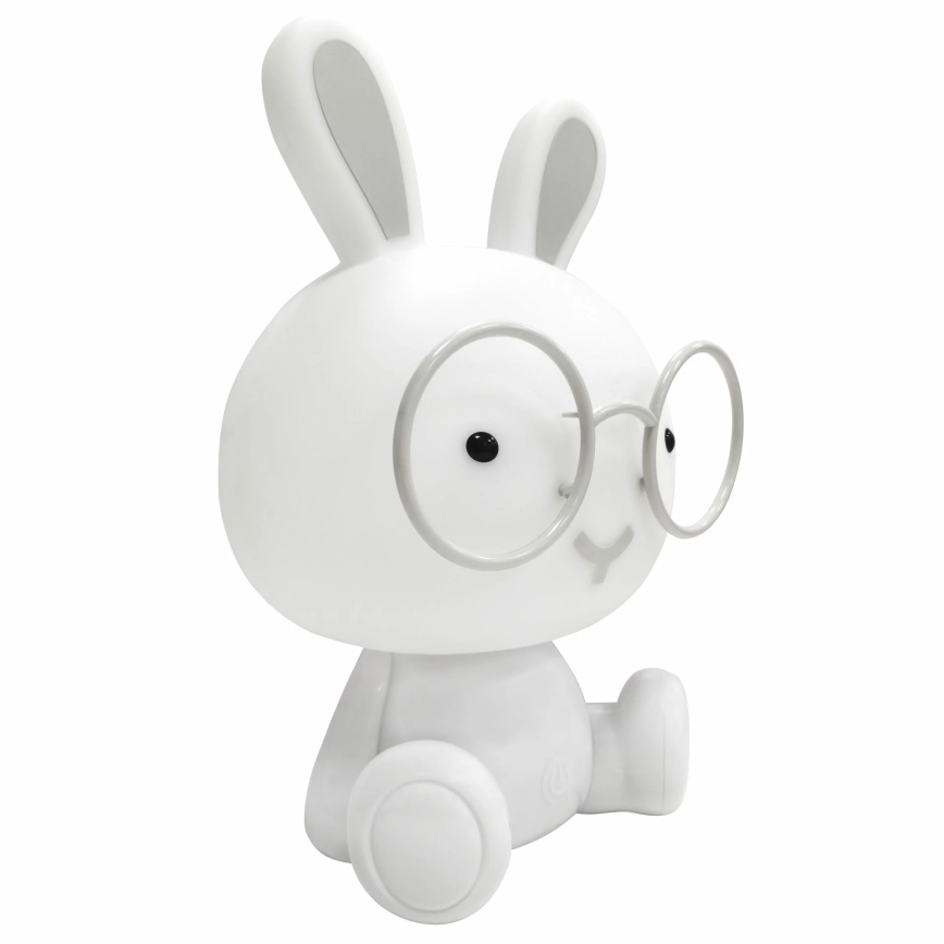 LED RGBW prigušiva dečija noćna lampica LED/2,5W/230V zec bela