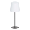 LED RGBW prigušiva dodirna spoljna stona lampa LUCIA LED/2W/5V 1800/2700/6500K 3600 mAh IP44 crna