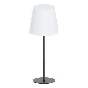 LED RGBW prigušiva dodirna spoljna stona lampa LUCIA LED/2W/5V 1800/2700/6500K 3600 mAh IP44 crna