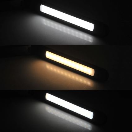 LED RGBW prigušiva dodirna stona lampa NEPTUN LED/7W/230V crna