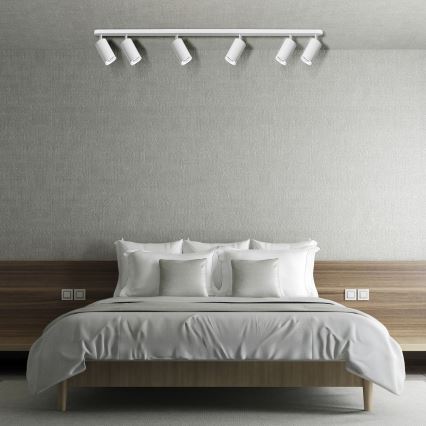 LED RGBW prigušiva kupatilska spot svetiljka TURYN 6xGU10/6,5W/230V 2700-6500K Wi-Fi IP44 bela