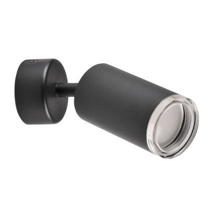 LED RGBW prigušiva kupatilsko ugradno spot svetlo TURYN 1xGU10/4,8W/230V 3000K IP44 crna + daljinski upravljač