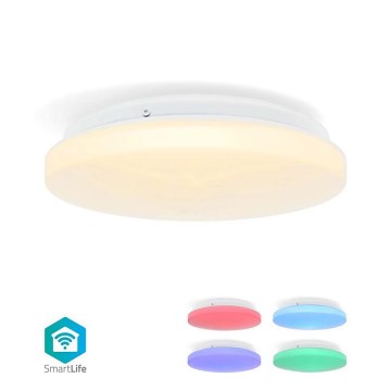 LED RGBW Prigušiva kupatilsko plafonsko svetlo SmartLife LED/18W/230V 2700-6500K IP44 Wi-Fi Tuya
