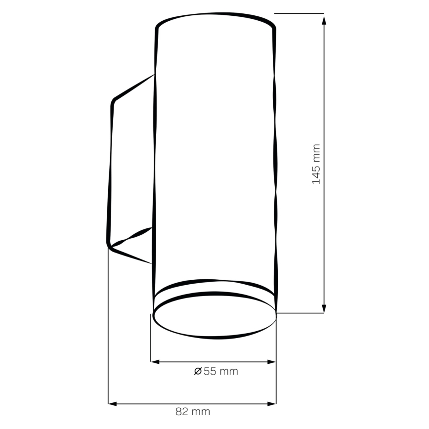 LED RGBW prigušiva zidna rasveta za kupatilo TURYN 1xGU10/4,8W/230V 3000K IP44 bela + daljinski upravljač