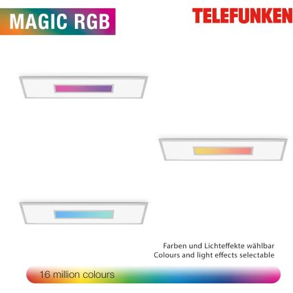 LED RGBW prigušiva panel LED/20W/230V 3000-6500K 25x100 cm srebrna + daljinski upravljač
