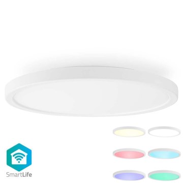 LED RGBW prigušiva plafonska svetiljka SmartLife LED/18W/230V 2700-6500K Wi-Fi Tuya