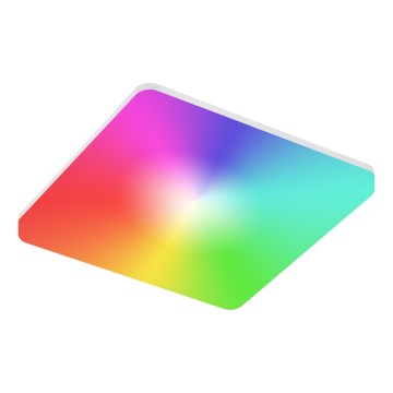 LED RGBW prigušiva plafonska svetiljka za kupatilo LED/24W/230V 3000-6500K 33x33 cm IP54 bela Wi-Fi