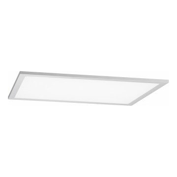 LED RGBW prigušiva površinski montiran panel LED/13,5W/230V 3000-6500K 29,5x59,5 cm bela + daljinski upravljač