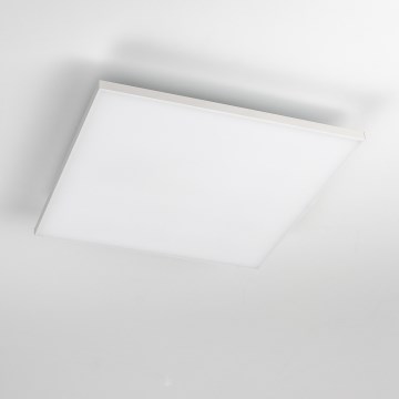 LED RGBW prigušiva površinski panel LED/22W/230V 2700-6500K 29,5x59,5 cm bela + daljinski upravljač