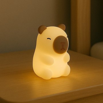 LED RGBW prigušiva punjiva dodirna dečije noćno svetlo KAPYBARA LED/0,45W/5V 800 mAh