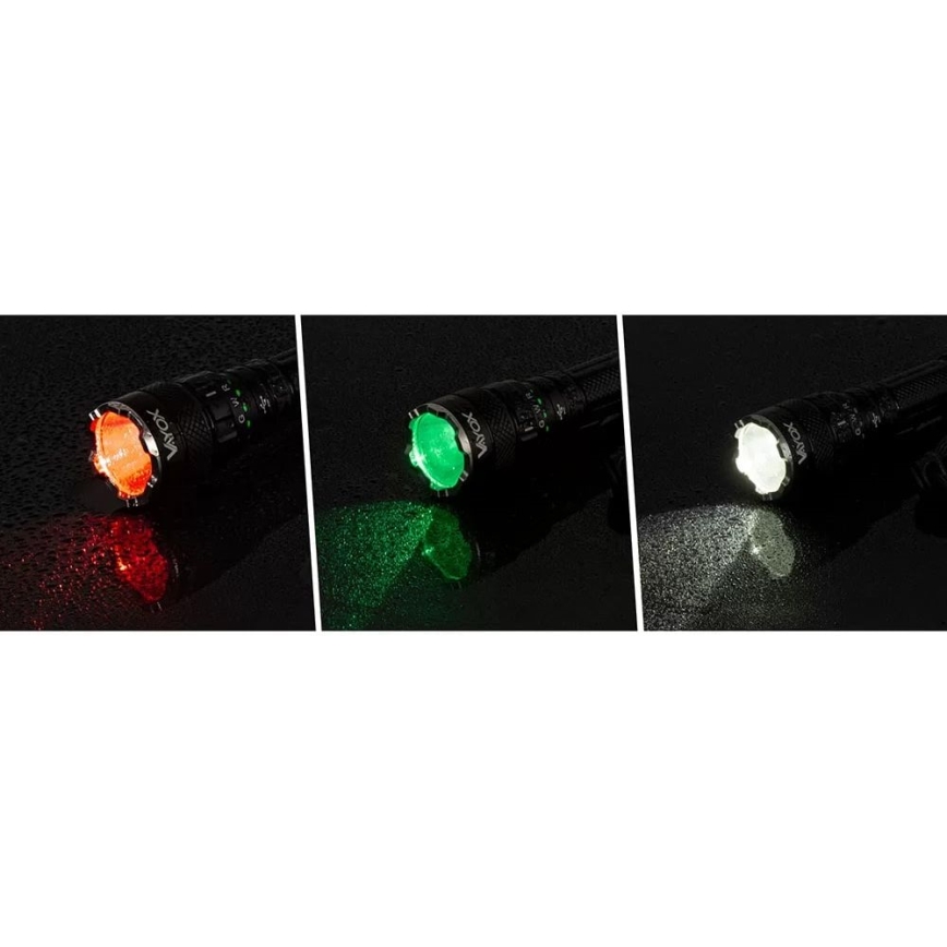 LED RGBW prigušiva punjiva svetiljka LED/15W/5V IP66 1500 lm 2000 mAh