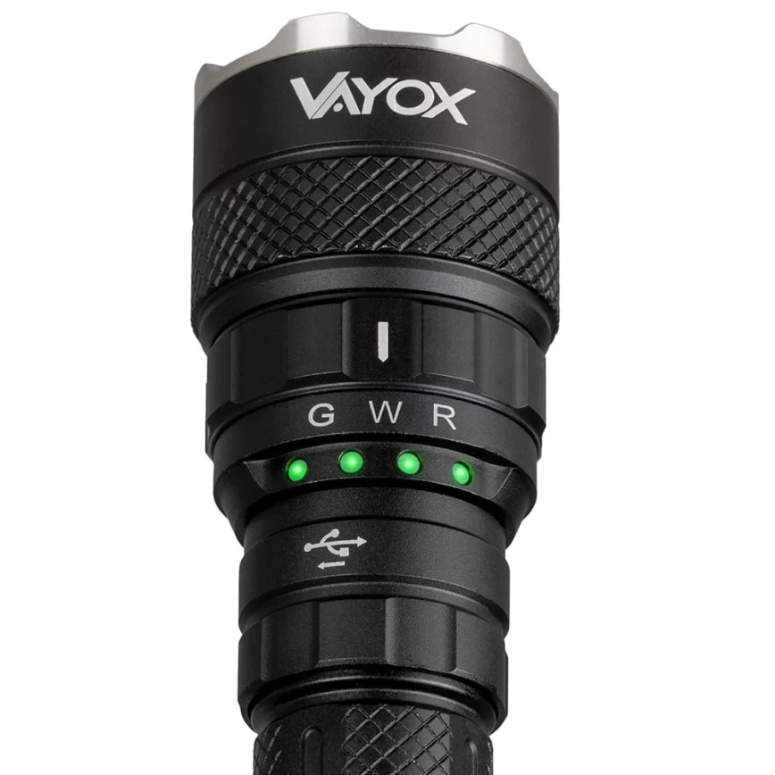 LED RGBW prigušiva punjiva svetiljka LED/15W/5V IP66 1500 lm 2000 mAh