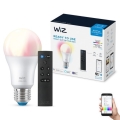 LED RGBW prigušiva sijalica A60 E27/8,5W/230V 2200-6500K CRI 90 Wi-Fi + daljinski upravljač - WiZ