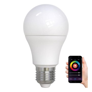 LED RGBW prigušiva sijalica A60 E27/9W/230V 2700-6500K Wi-Fi Tuya