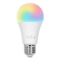LED RGBW prigušiva sijalica E27/8W/230V 3000K + daljinski upravljač - Aigostar