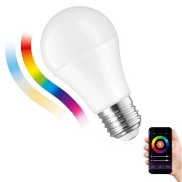 LED RGBW prigušiva sijalica E27/9W/230V 2700-6500K Wi-Fi Tuya
