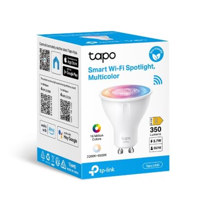 LED RGBW Prigušiva sijalica GU10/3,7W/230V 2200-6500K Wi-Fi - TP-Link