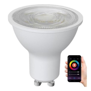 LED RGBW prigušiva sijalica GU10/4,5W/230V 2700-6500K Wi-Fi Tuya