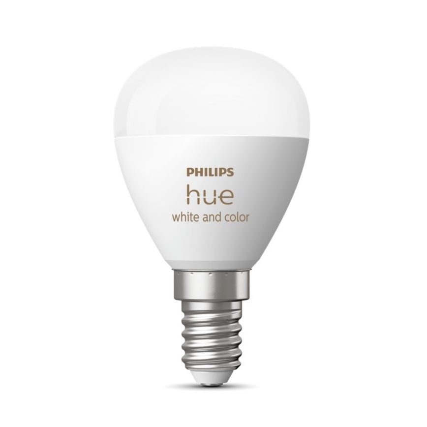 LED RGBW prigušiva sijalica Philips Hue White And Color Ambiance P45 E14/5,1W/230V 2000-6500K