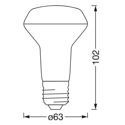 LED RGBW prigušiva reflektorna sijalica SMART+ R63 E27/4,7W/230V 2700-6500K Wi-Fi - Ledvance