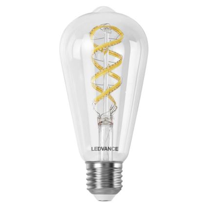 LED RGBW prigušiva sijalica SMART+ FILAMENT EDISON ST64 E27/4,8W/230V 2700-6500K Wi-Fi - Ledvance