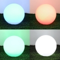 LED RGBW prigušiva solarna lampa GARDEN BALL LED/5W/3,7V 3000K IP54 2200 mAh prečnik 40 cm + daljinski upravljač