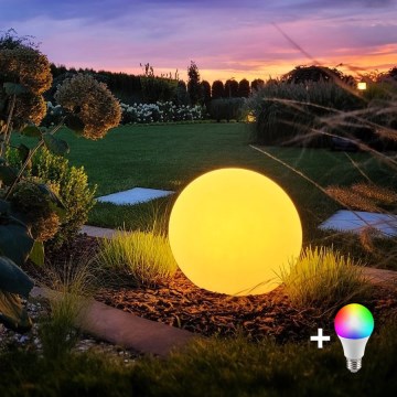 LED RGBW prigušiva spoljašnja lampa GLOBO 1xE27/12W/230V 2700-6500K prečnik 60 cm IP44 Wi-Fi