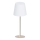 LED RGBW prigušiva spoljašnja stona lampa LUCIA, sa dodirnim upravljanjem, LED/2W/5V, 1800/2700/6500K, 3600 mAh, IP44, bež