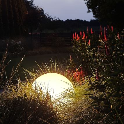 LED RGBW prigušiva spoljašnja lampa GLOBO 1xE27/9W/230V 2700-6500K prečnik 60 cm IP44 Wi-Fi