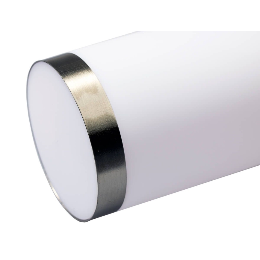 LED RGBW prigušiva spoljna lampa LIVIA 1xE27/6,5W/230V 2700-6500K Wi-Fi 100 cm IP44 srebrna
