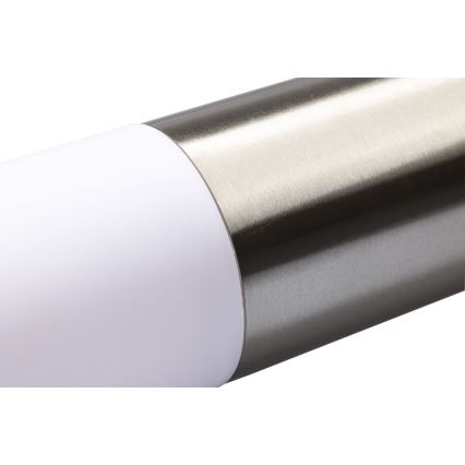 LED RGBW prigušiva spoljna lampa LIVIA 1xE27/6,5W/230V 2700-6500K Wi-Fi 100 cm IP44 srebrna
