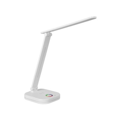 LED RGBW prigušiva stona lampa sa bežičnim punjenjem LED/7W/5V USB bela