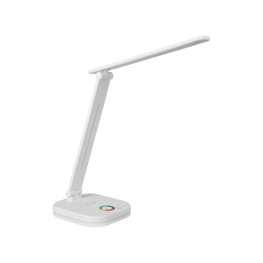 LED RGBW prigušiva stona lampa sa bežičnim punjenjem LED/7W/5V USB bela