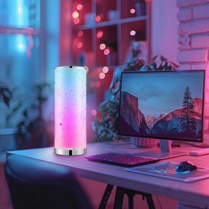 LED RGBW prigušiva stona lampa STELLA MINI LED/5W/5V + daljinski upravljač